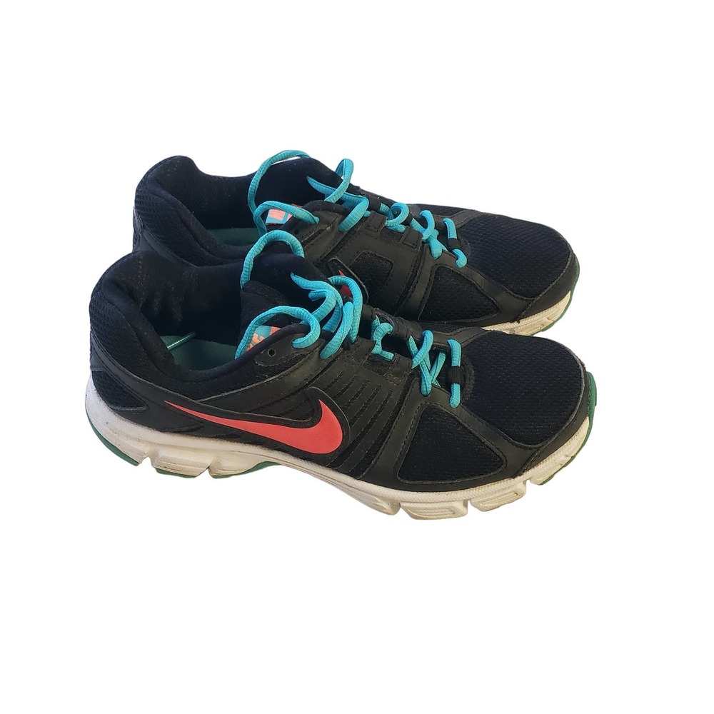 Nike Women's Downshifter 5 Running Shoes 537571-012 Size 8 Black Turquoise